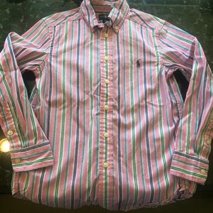 Boys Ralph Lauren Polo long sleeve button up shirt